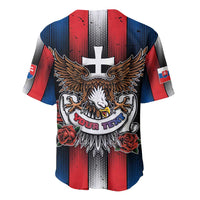 Personalized Slovakia Baseball Jersey The Eagle Double Cross Symbol - Wonder Print Shop