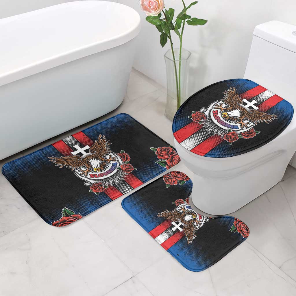 Slovakia Bathroom Set The Eagle Double Cross Symbol - Wonder Print Shop