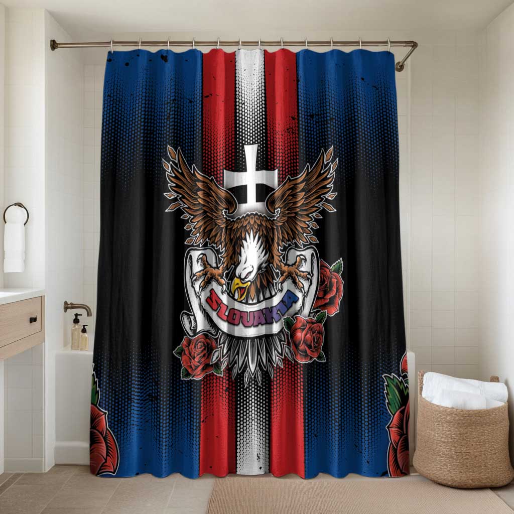 Slovakia Bathroom Set The Eagle Double Cross Symbol - Wonder Print Shop
