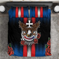 Slovakia Bedding Set The Eagle Double Cross Symbol - Wonder Print Shop