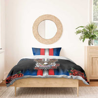 Slovakia Bedding Set The Eagle Double Cross Symbol - Wonder Print Shop