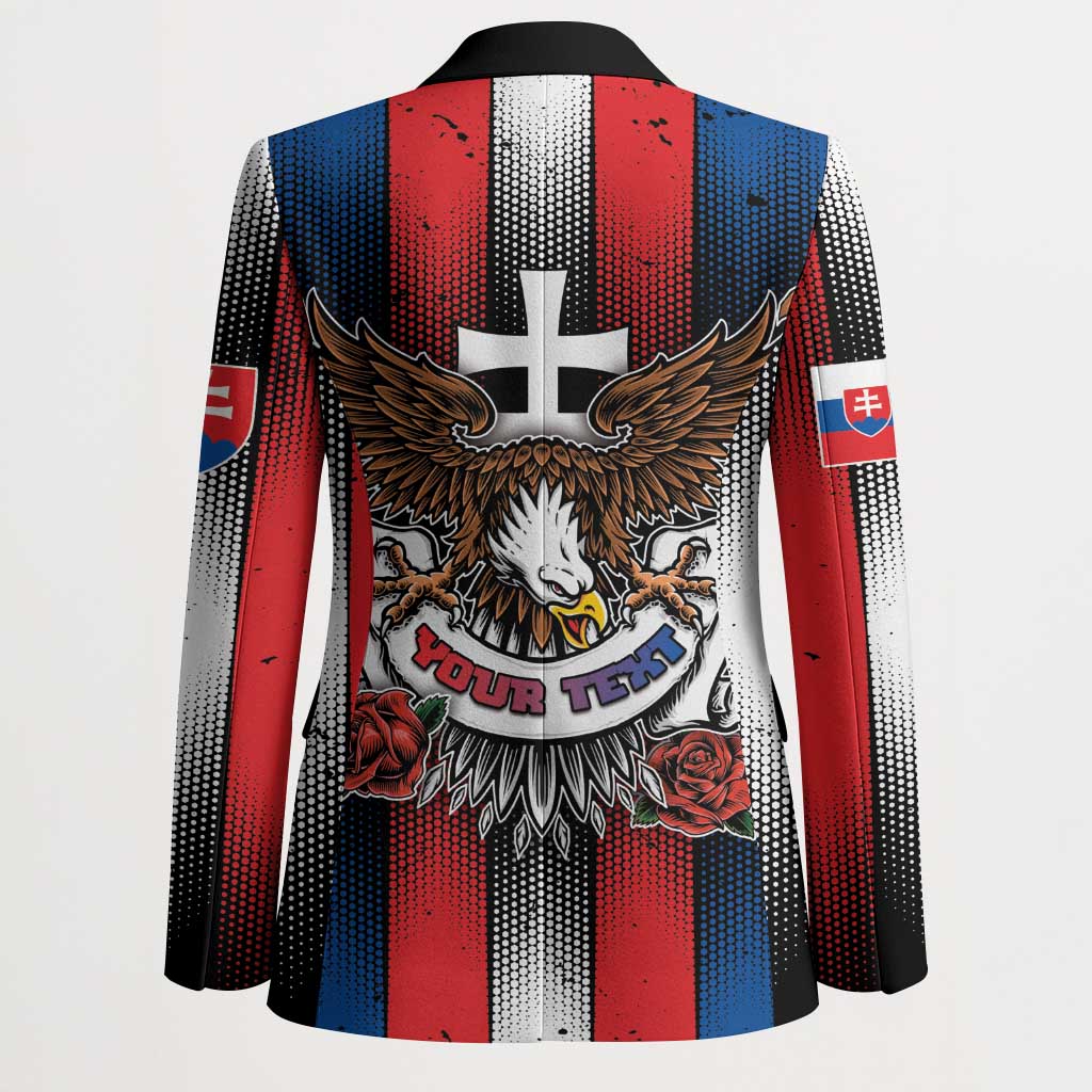 Personalized Slovakia Blazer The Eagle Double Cross Symbol - Wonder Print Shop