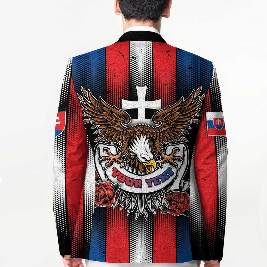 Personalized Slovakia Blazer The Eagle Double Cross Symbol - Wonder Print Shop