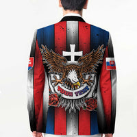 Personalized Slovakia Blazer The Eagle Double Cross Symbol - Wonder Print Shop