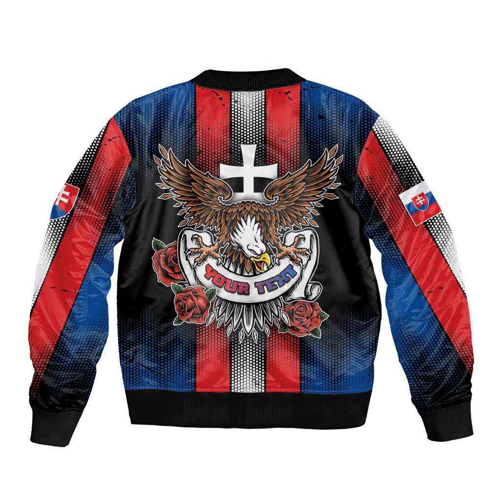 Personalized Slovakia Bomber Jacket The Eagle Double Cross Symbol - Wonder Print Shop