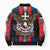 Personalized Slovakia Bomber Puffer Jacket The Eagle Double Cross Symbol - Wonder Print Shop