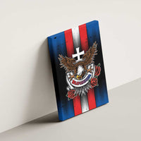 Slovakia Canvas Wall Art The Eagle Double Cross Symbol - Wonder Print Shop