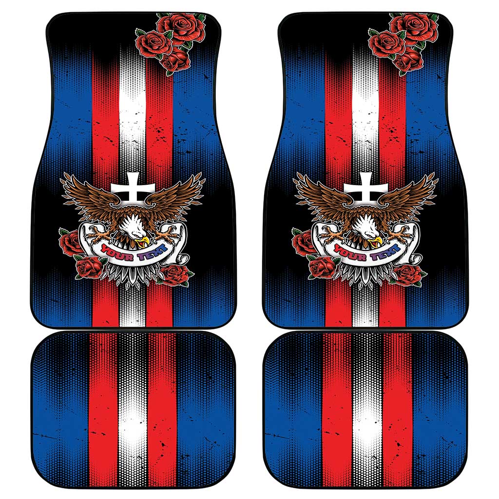 Slovakia Car Mats The Eagle Double Cross Symbol - Wonder Print Shop