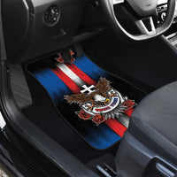 Slovakia Car Mats The Eagle Double Cross Symbol - Wonder Print Shop