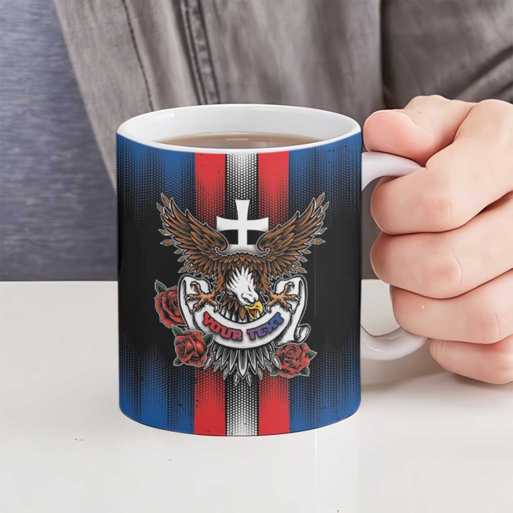Personalized Slovakia Ceramic Mug The Eagle Double Cross Symbol - Wonder Print Shop