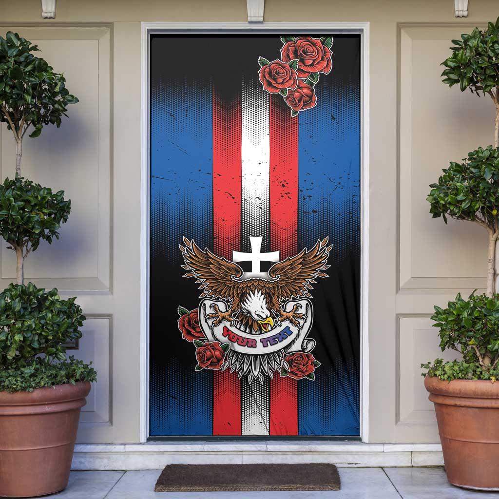Slovakia Door Cover The Eagle Double Cross Symbol - Wonder Print Shop