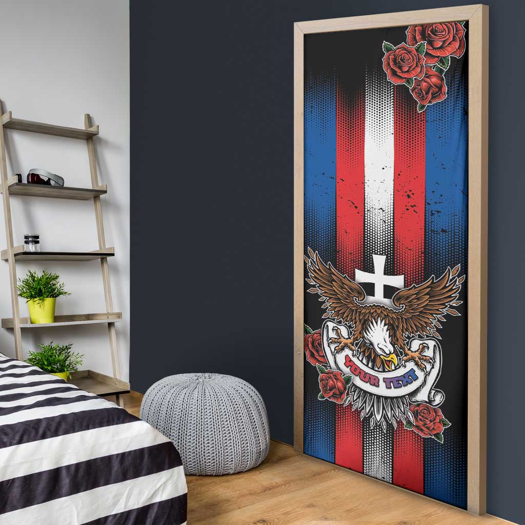 Slovakia Door Cover The Eagle Double Cross Symbol - Wonder Print Shop