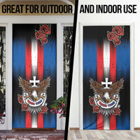 Slovakia Door Cover The Eagle Double Cross Symbol - Wonder Print Shop