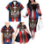 Personalized Slovakia Family Matching Off The Shoulder Long Sleeve Dress and Hawaiian Shirt The Eagle Double Cross Symbol - Wonder Print Shop
