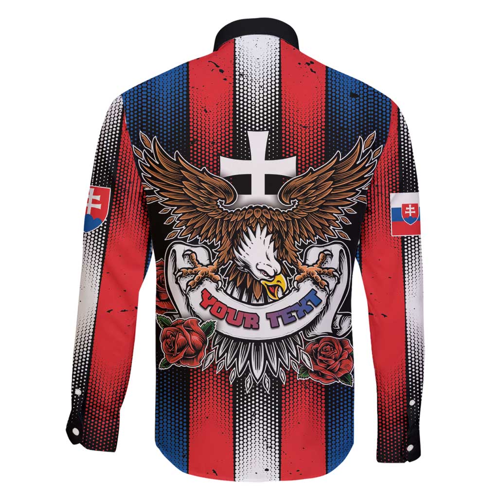 Personalized Slovakia Family Matching Puletasi and Hawaiian Shirt The Eagle Double Cross Symbol - Wonder Print Shop