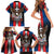 Personalized Slovakia Family Matching Short Sleeve Bodycon Dress and Hawaiian Shirt The Eagle Double Cross Symbol - Wonder Print Shop