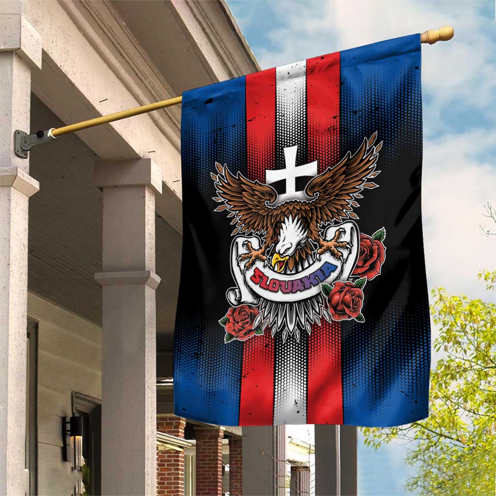 Slovakia Garden Flag The Eagle Double Cross Symbol - Wonder Print Shop