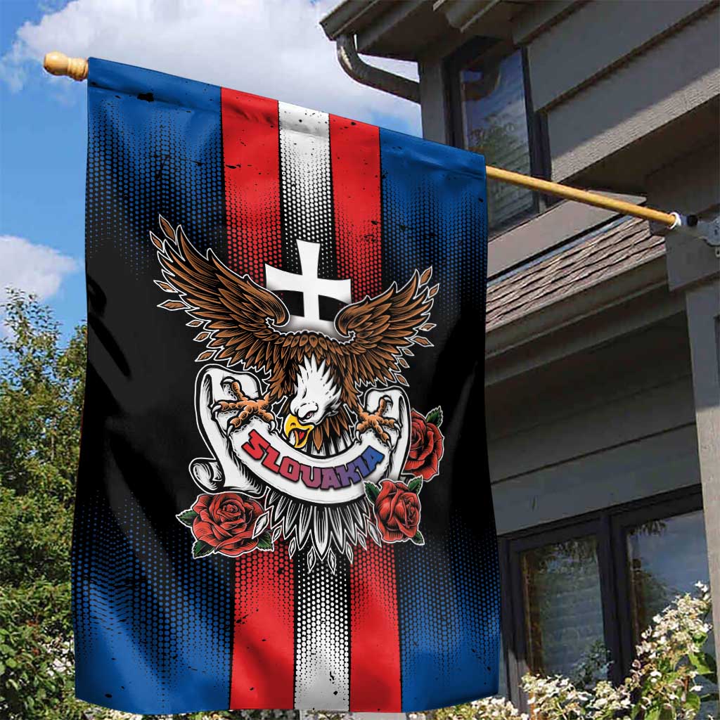 Slovakia Garden Flag The Eagle Double Cross Symbol - Wonder Print Shop