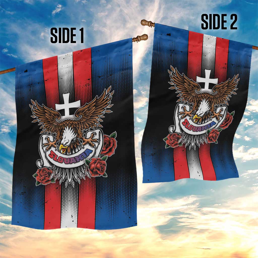 Slovakia Garden Flag The Eagle Double Cross Symbol - Wonder Print Shop