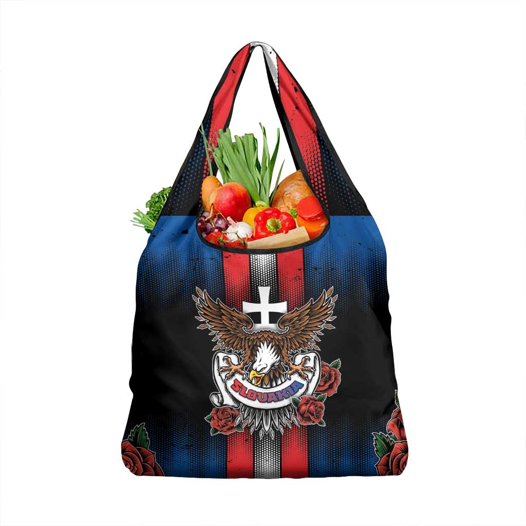 Slovakia Grocery Bag The Eagle Double Cross Symbol - Wonder Print Shop