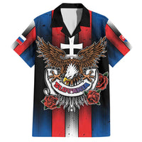 Personalized Slovakia Hawaiian Shirt The Eagle Double Cross Symbol - Wonder Print Shop