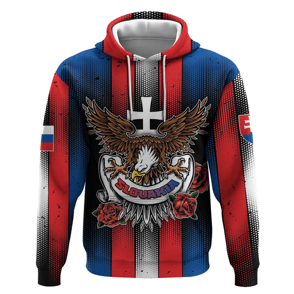Personalized Slovakia Hoodie The Eagle Double Cross Symbol - Wonder Print Shop