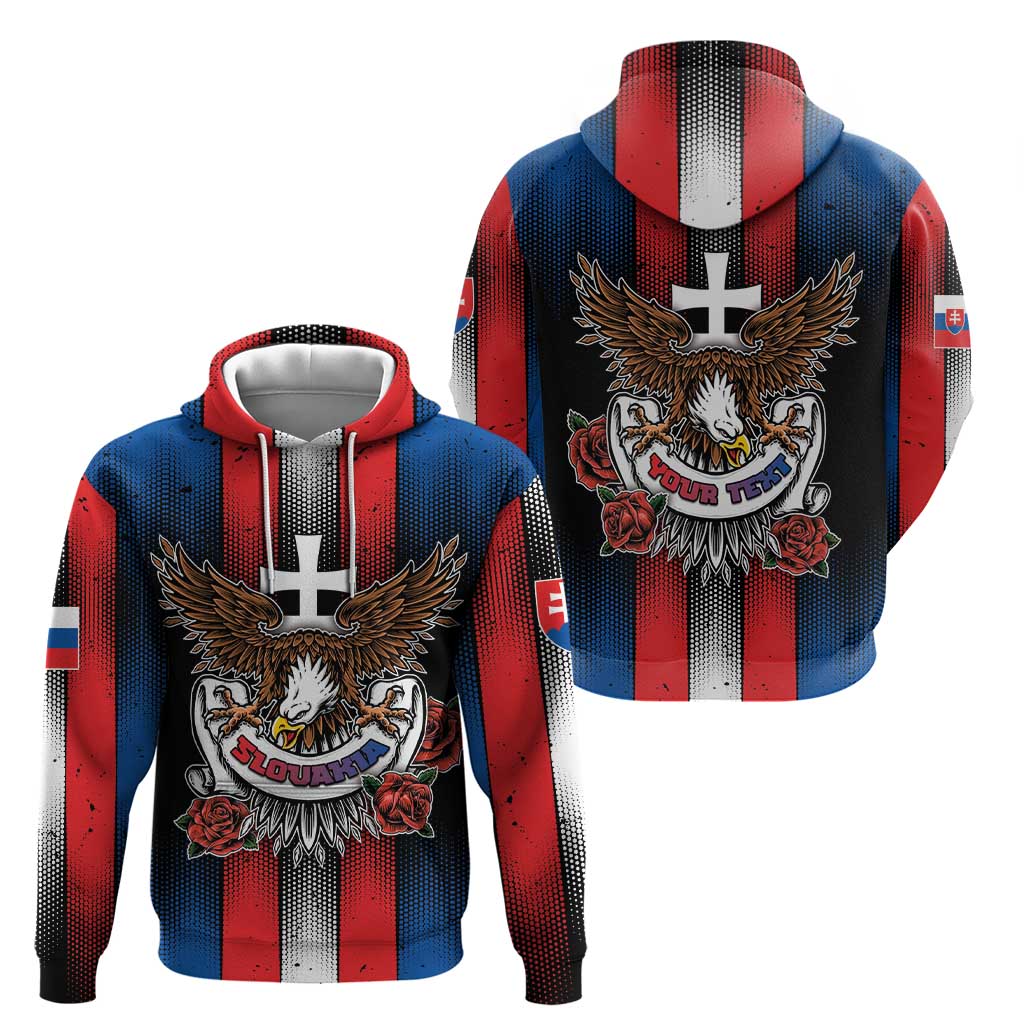 Personalized Slovakia Hoodie The Eagle Double Cross Symbol - Wonder Print Shop