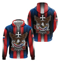 Personalized Slovakia Hoodie The Eagle Double Cross Symbol - Wonder Print Shop