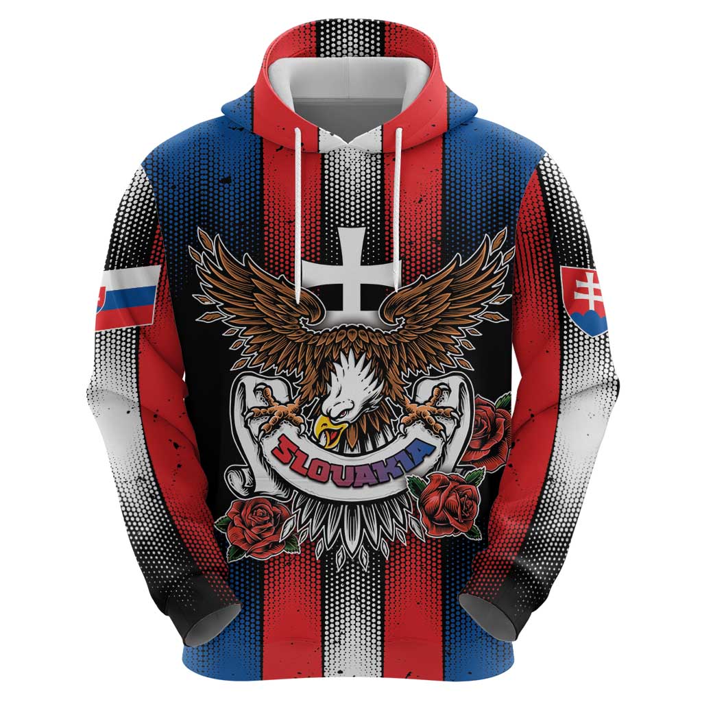 Personalized Slovakia Hoodie The Eagle Double Cross Symbol - Wonder Print Shop