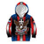Personalized Slovakia Kid Hoodie The Eagle Double Cross Symbol - Wonder Print Shop