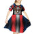 Personalized Slovakia Kid Short Sleeve Dress The Eagle Double Cross Symbol - Wonder Print Shop