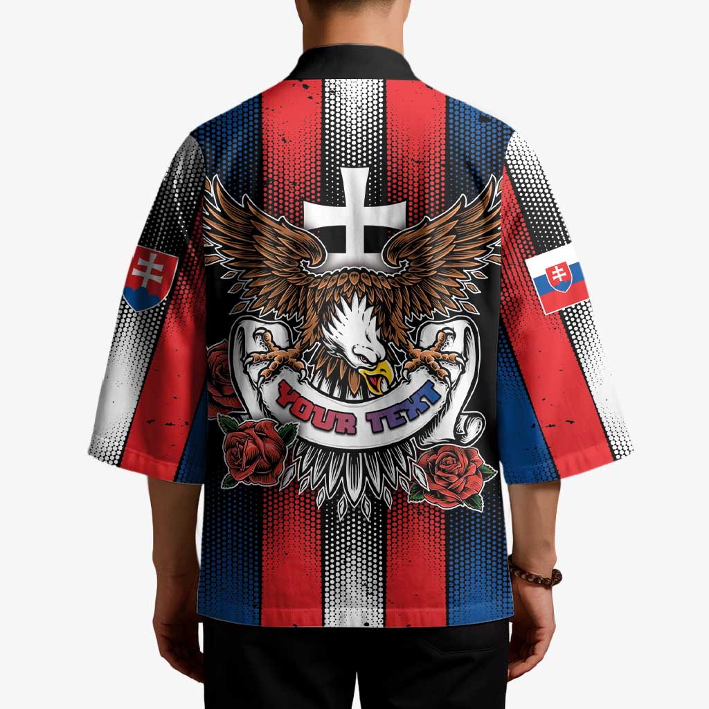 Personalized Slovakia Kimono The Eagle Double Cross Symbol - Wonder Print Shop