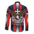 Personalized Slovakia Long Sleeve Button Shirt The Eagle Double Cross Symbol - Wonder Print Shop