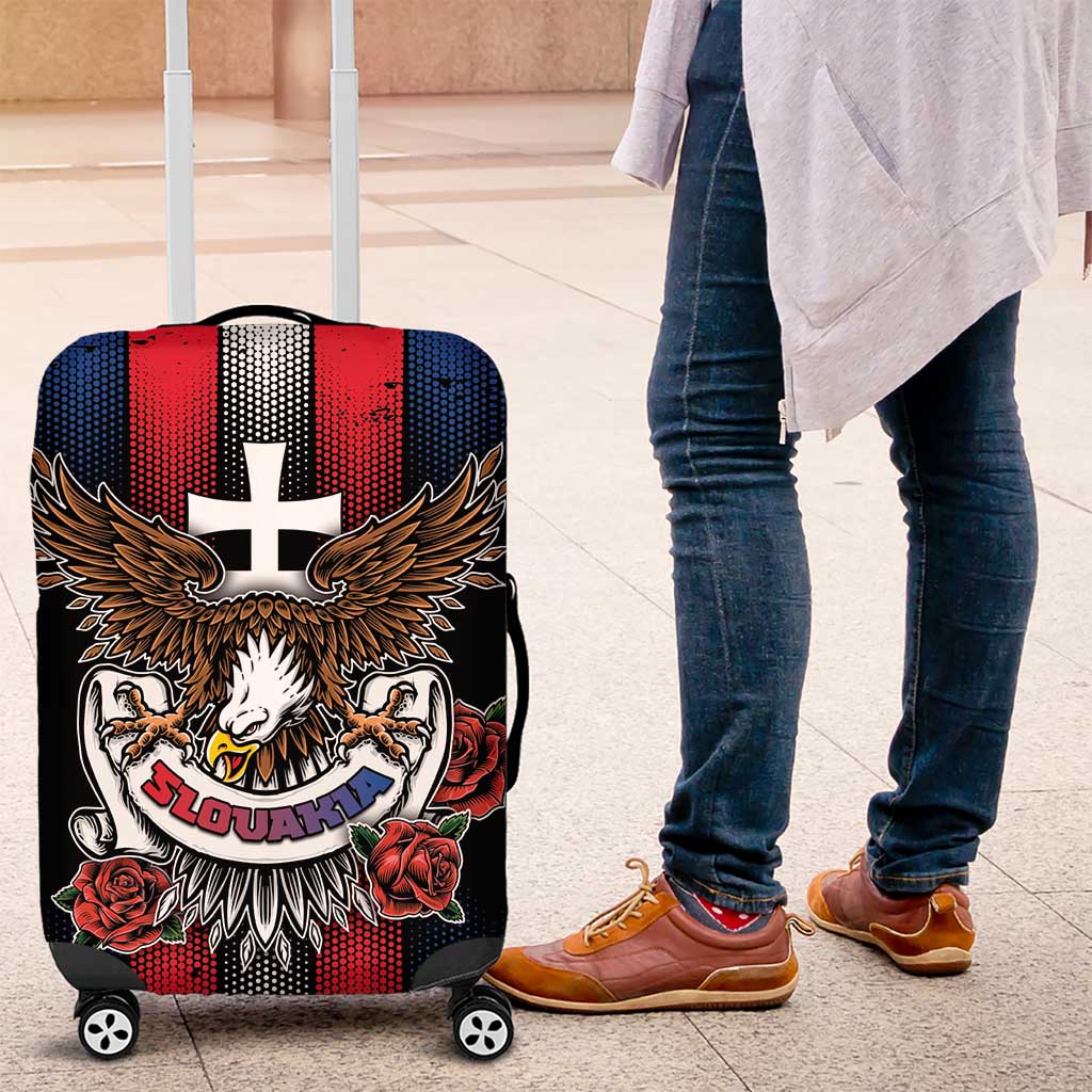 Slovakia Luggage Cover The Eagle Double Cross Symbol - Wonder Print Shop