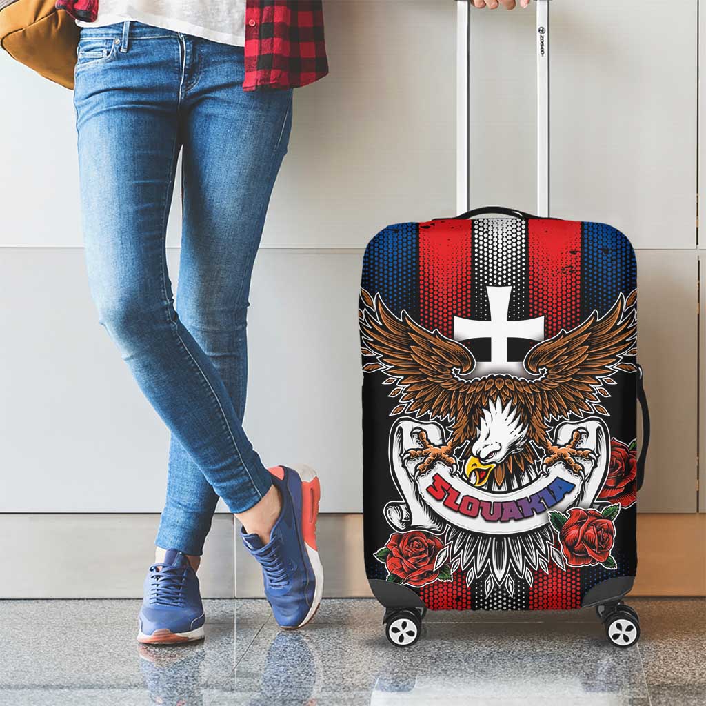 Slovakia Luggage Cover The Eagle Double Cross Symbol - Wonder Print Shop