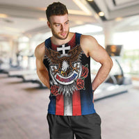 Personalized Slovakia Men Tank Top The Eagle Double Cross Symbol - Wonder Print Shop