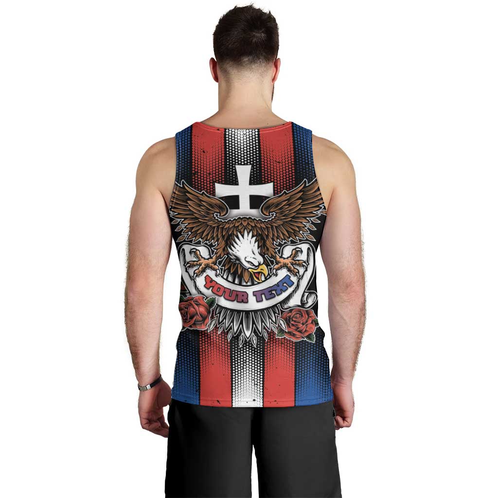 Personalized Slovakia Men Tank Top The Eagle Double Cross Symbol - Wonder Print Shop