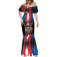 Personalized Slovakia Mermaid Dress The Eagle Double Cross Symbol - Wonder Print Shop