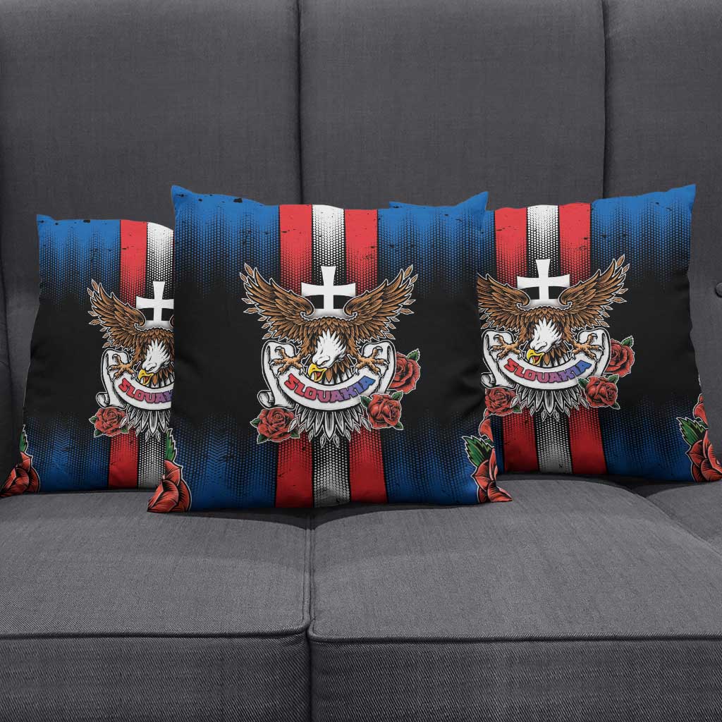 Slovakia Pillow Cover The Eagle Double Cross Symbol - Wonder Print Shop