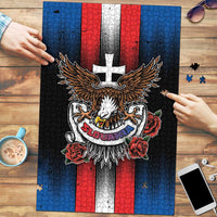 Slovakia Puzzle The Eagle Double Cross Symbol - Wonder Print Shop