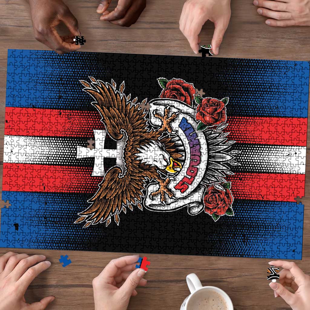 Slovakia Puzzle The Eagle Double Cross Symbol - Wonder Print Shop