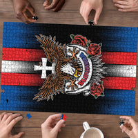 Slovakia Puzzle The Eagle Double Cross Symbol - Wonder Print Shop