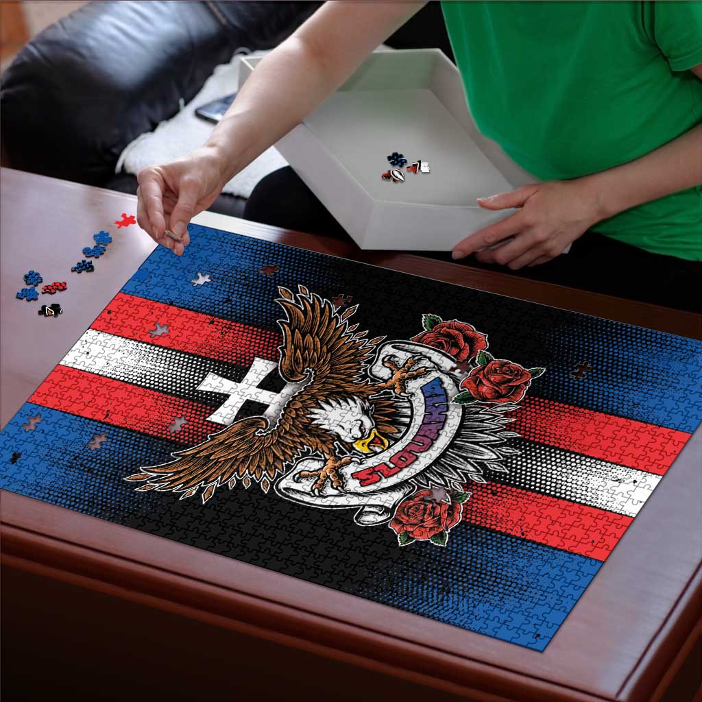 Slovakia Puzzle The Eagle Double Cross Symbol - Wonder Print Shop