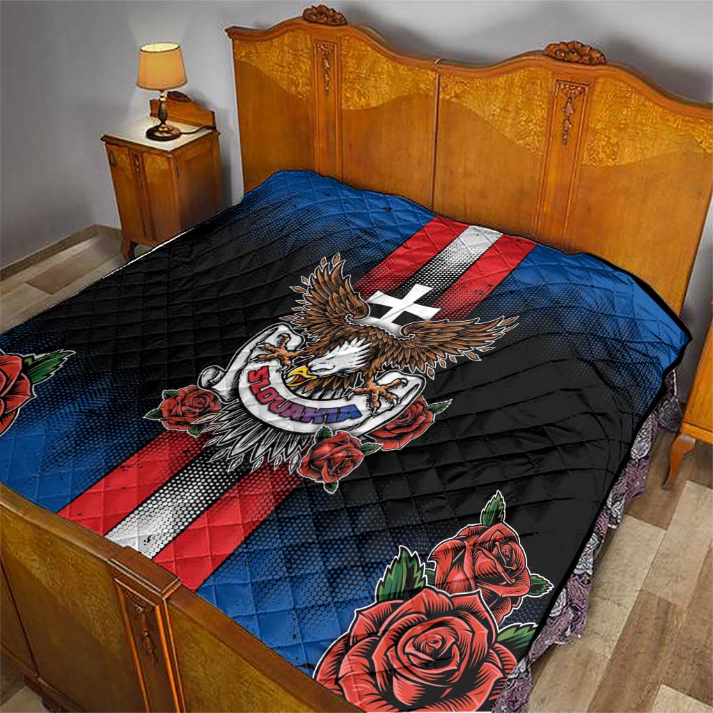 Slovakia Quilt The Eagle Double Cross Symbol - Wonder Print Shop