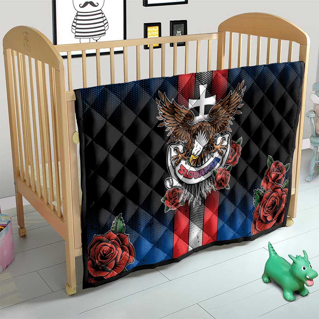 Slovakia Quilt The Eagle Double Cross Symbol - Wonder Print Shop