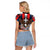 Personalized Slovakia Raglan Cropped T Shirt The Eagle Double Cross Symbol - Wonder Print Shop