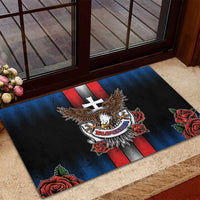 Slovakia Rubber Doormat The Eagle Double Cross Symbol - Wonder Print Shop