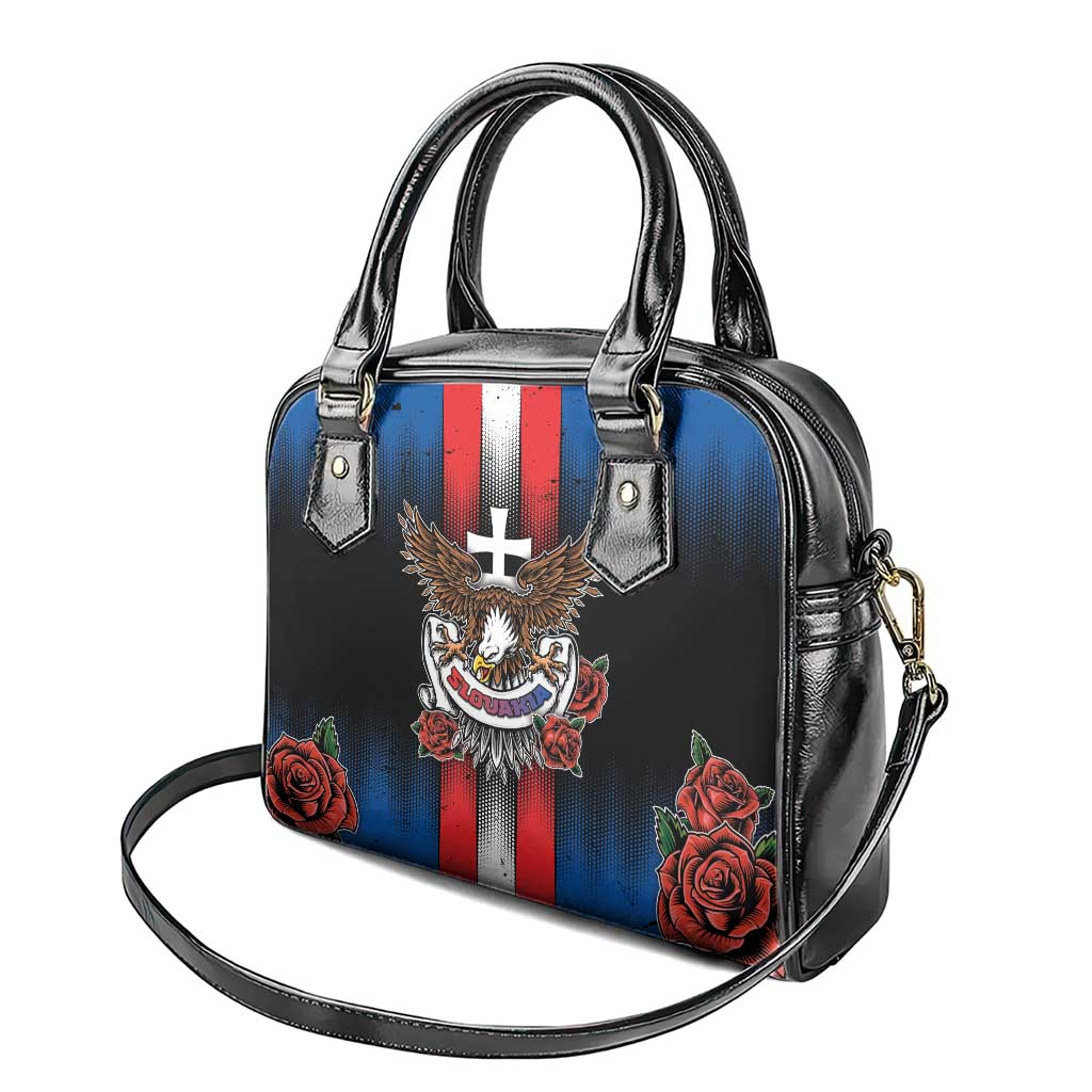 Slovakia Shoulder Handbag The Eagle Double Cross Symbol - Wonder Print Shop