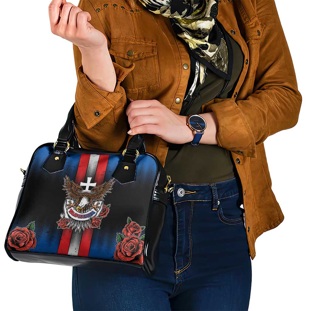 Slovakia Shoulder Handbag The Eagle Double Cross Symbol - Wonder Print Shop