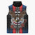 Personalized Slovakia Sleeveless Puffer Jacket The Eagle Double Cross Symbol - Wonder Print Shop